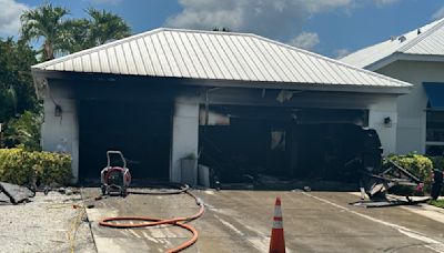 2 dogs, 2 cats rescued from garage fire in Bonita Springs