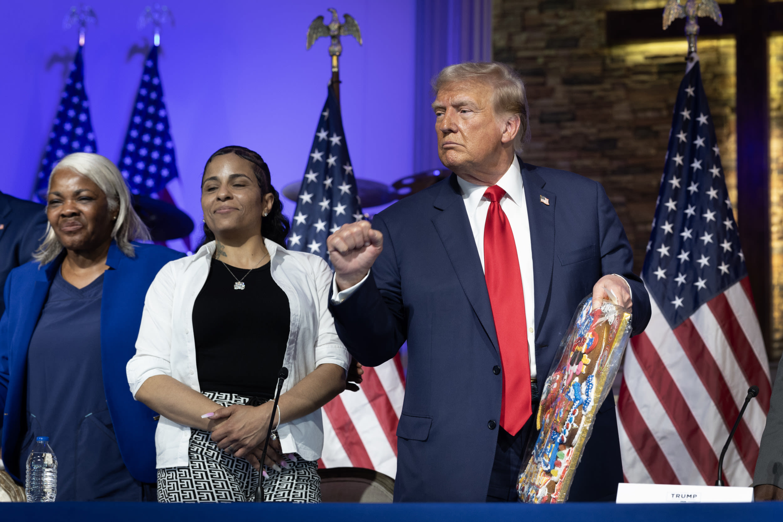 Donald Trump's crowd at black Detroit church raises eyebrows