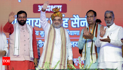 Amit Shah showcases 'pro-OBC' BJP CV in Haryana, promises more | India News - Times of India