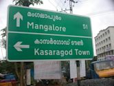 Road signs in India
