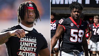 Two Georgia football players are arrested for reckless driving