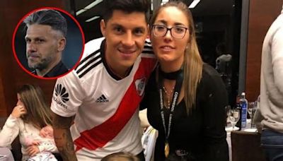 El palazo de la esposa de Enzo Pérez para Demichelis y la dirigencia de River, tras eliminar a Boca