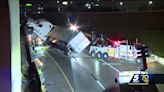 2 people rescued from semi dangling from Oklahoma City interstate