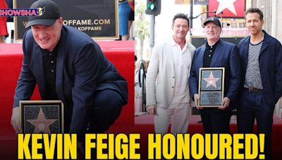 Ryan Reynolds, Hugh Jackman Honour Marvel President Kevin Feige At Hollywood Walk Of Fame Ceremony - News18