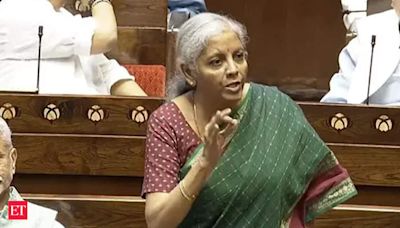 "Outrageous allegation," says Nirmala Sitharaman as opposition protest budget and labels it 'discriminatory' - The Economic Times