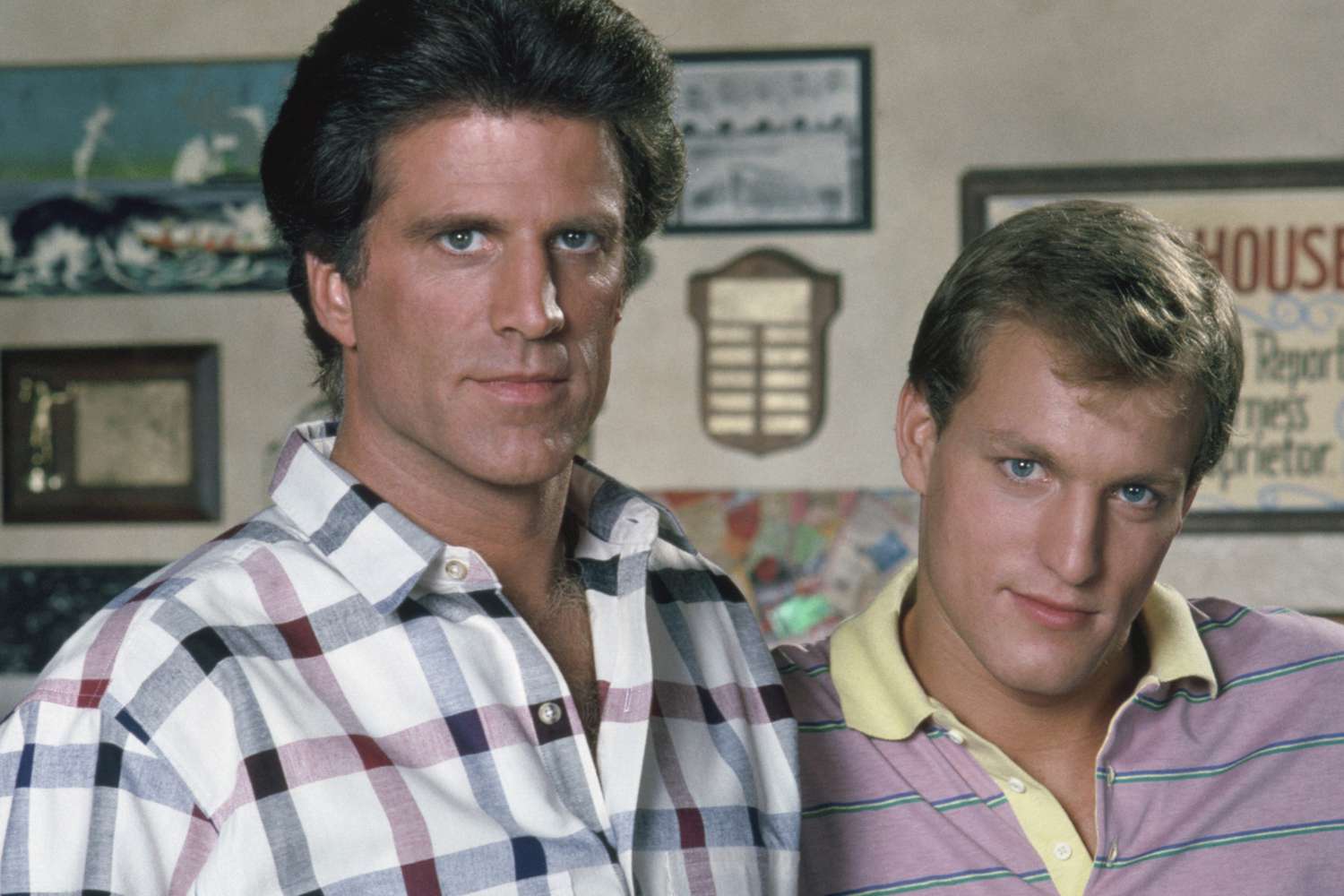 Woody Harrelson pranked Ted Danson with a naked photo at the 'Cheers' wrap party