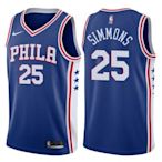 【現貨優惠】NIKE 76ers Ben Simmons Jersey 費城76人 球衣 M號