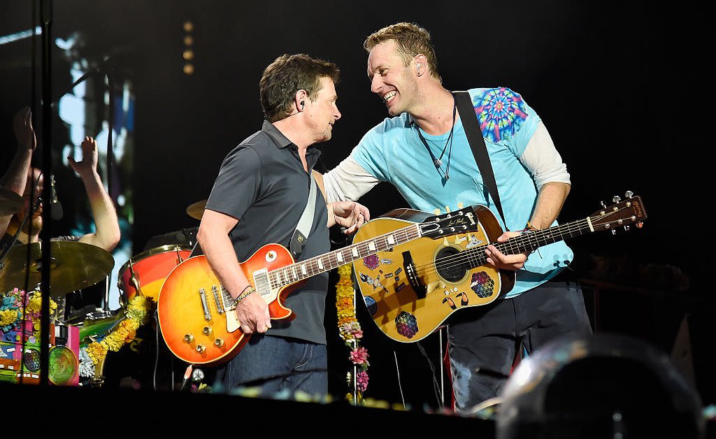 Internet Unites Over Michael J. Fox, Coldplay at Glastonbury