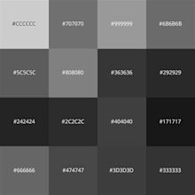 99 Shades of Gray Color With Names, HEX, RGB, & CMYK (2023)