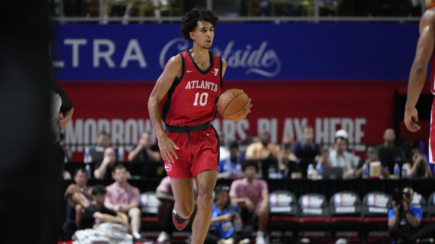 Zaccharie Risacher Scores 18 in Hawks Debut but Atlanta loses to Washington 94-88 in First Summer League Game