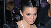 Kendall Jenner Wears Lingerie-Inspired See-Through Lace Dress for a Night Out