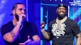 50 Cent Says He & Drake Linked Up to Brainstorm ‘Biggest’ TV Ideas