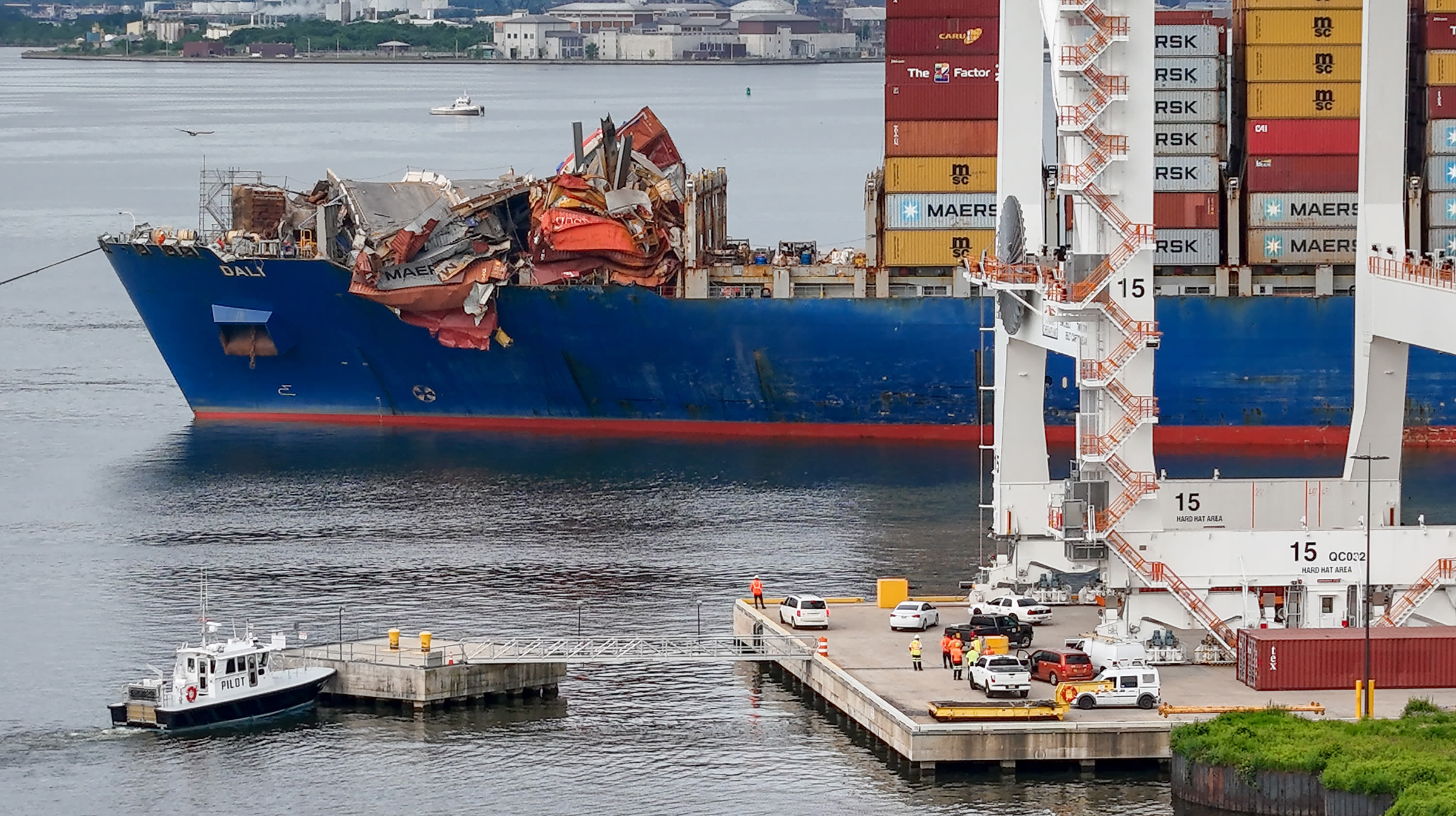 Dali back in Baltimore port, freed 55 days after striking and collapsing the Key Bridge