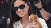 Demi Moore and Her Dog, Pilaf, Are the Beauty Stars of Cannes