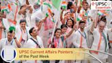 UPSC Current Affairs Pointers of the past week | July 22 to July 28, 2024