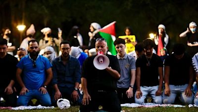 See pro-Palestinian protesters pressure USF for a third day