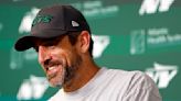 Jets QB Aaron Rodgers downplays absence from mandatory minicamp last month