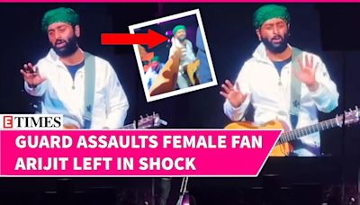 Arijit Singh Shocked As Guard Grabs Female Fan By Neck During UK Concert