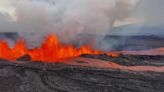 Raging Mauna Loa eruption captured in stunning aerial footage