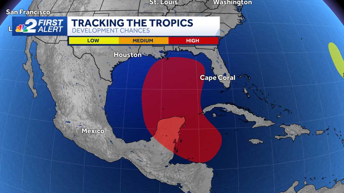 Odds increasing for Tropical Development in the Gulf Next Week