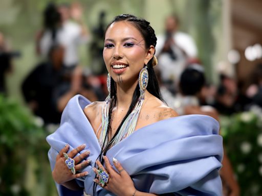 Quannah Chasinghorse's H&M Met Gala Gown Incorporates a Rare Alaskan Flower