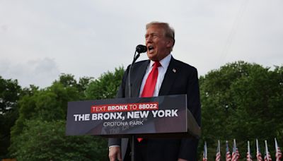 “I think they’re building an army": Trump spews anti-immigrant sentiments at rally in the Bronx