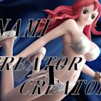 海賊王航海王日版代理 景品 寫真 CREATOR x CREATOR 娜美 白色泳裝版