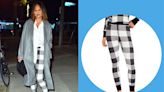 Chrissy Teigen Paired $10 Old Navy Pajama Pants with a White Button-Down for Date Night with John Legend