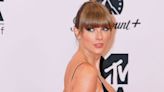 Taylor Swift’s EMAs Bejeweled Gown Took Inspiration from Queen Elizabeth II