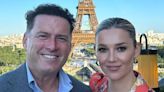 Karl Stefanovic's wife Jasmine enjoys fancy dinner in Paris