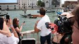 Brady Goes 'Viral in Venice,' Throws Pass in Italy: VIDEO