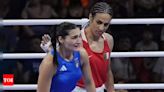 Watch: Opponent refuses to shake hands with 'biological male' Imane Khelif after 46-second loss | Paris Olympics 2024 News - Times of India