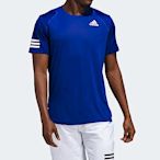 Adidas Club 3str Tee HN9889 男 T恤 網球 運動 吸濕 排汗 舒適 乾爽 短袖 上衣 藍