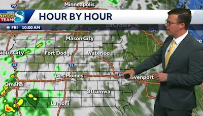 Iowa weather: Cloudy with rain chances returning today
