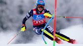 US skier Shiffrin leads slalom in pursuit of record 86th win