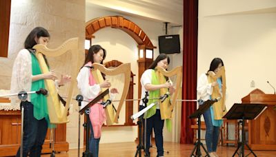 台南新樓慶祝護師節豎琴表演 用音樂悠揚琴聲撫慰身心