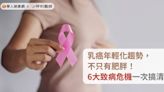 乳癌年輕化趨勢，不只有肥胖！6大致病危機一次搞清楚