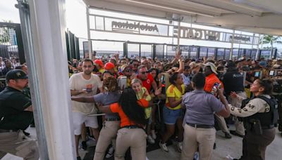 Final de la Copa América: Hard Rock Stadium tomó drástica decisión sobre aficionados que no entraron al partido