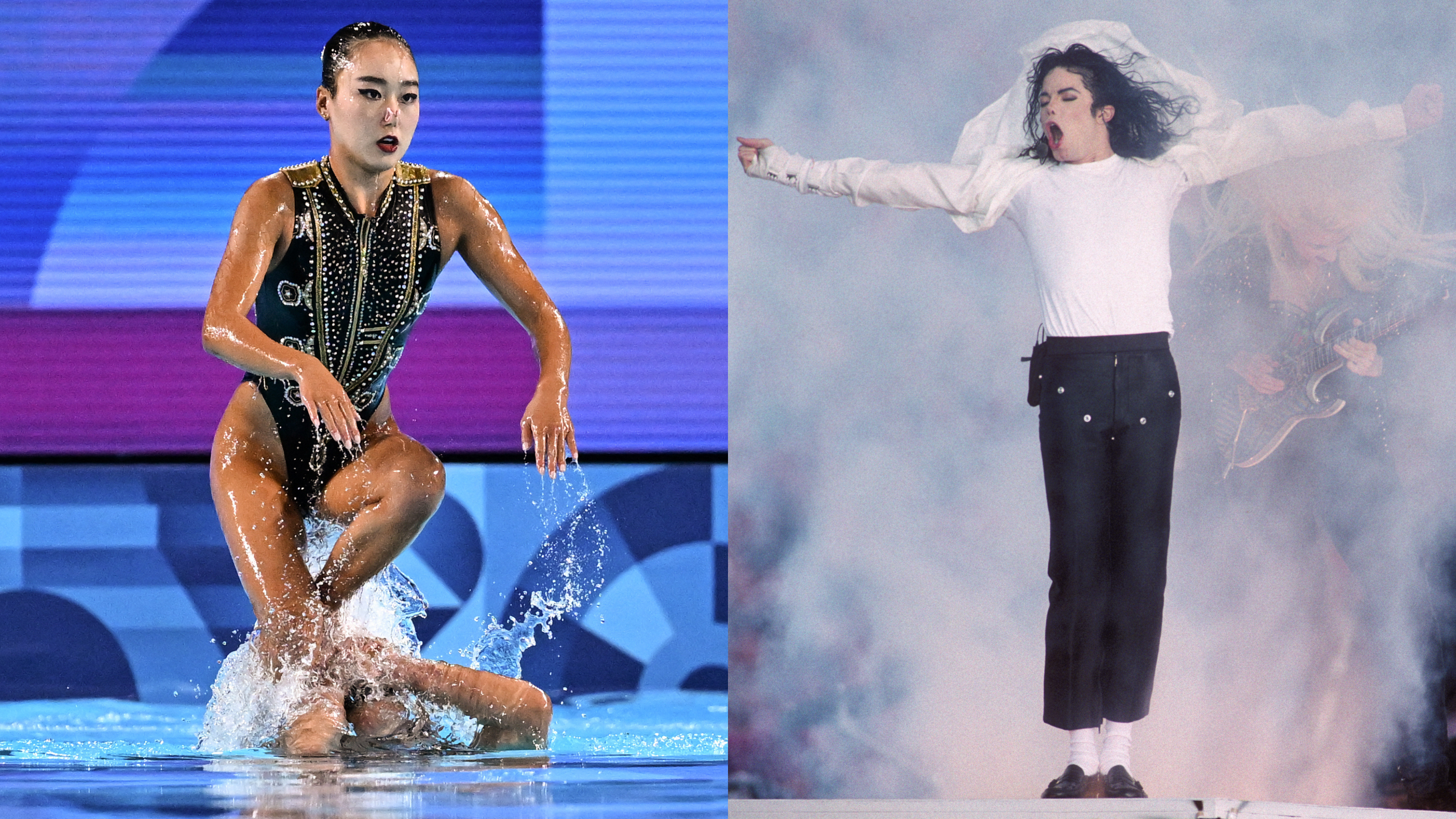 Michael Jackson’s Iconic Moonwalk Replicated By USA Artistic Swim Team At 2024 Paris Olympics