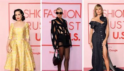 Dita Von Teese, Paris Hilton, Heidi Klum... Los looks de los Fashion Trust Awards