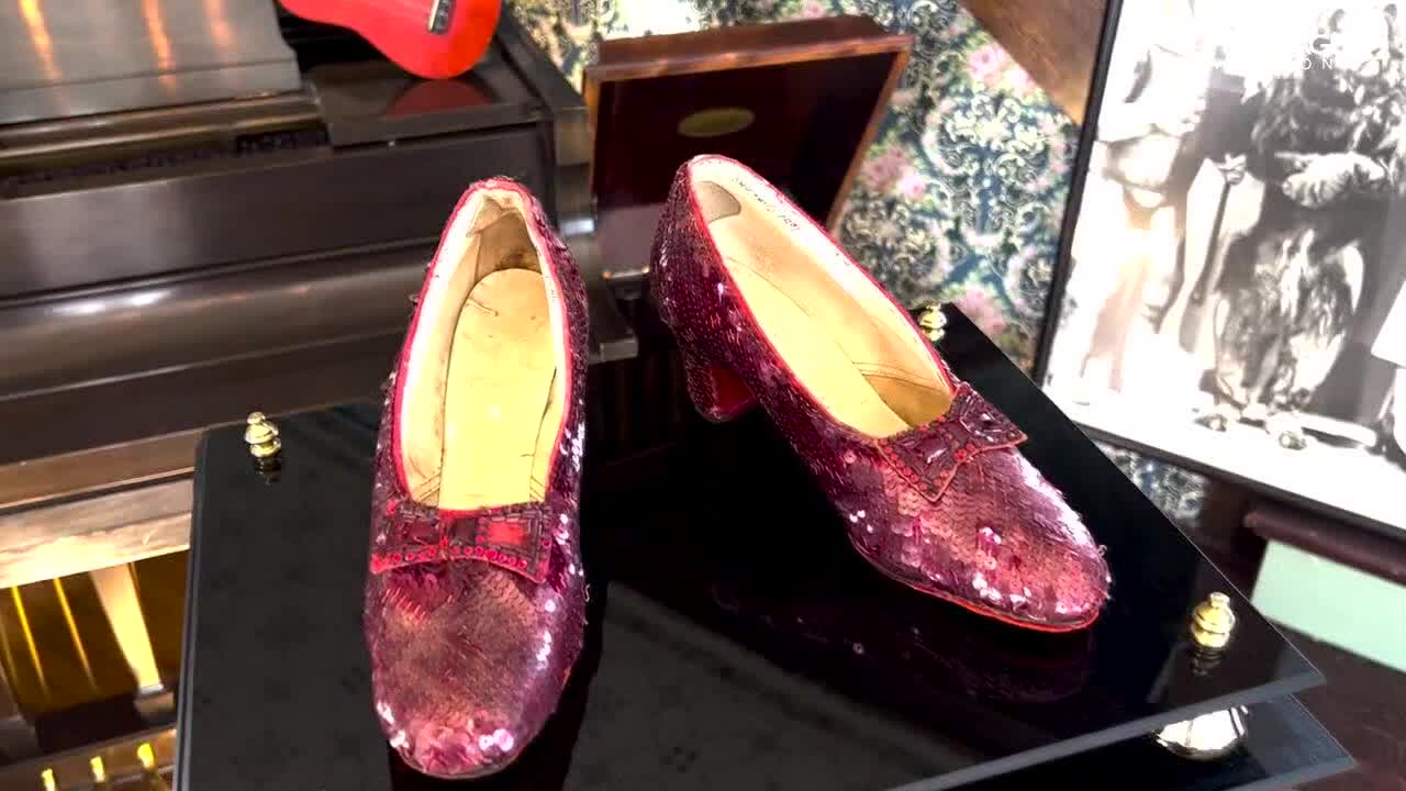 'Wizard of Oz' ruby slippers fundraiser underway to keep shoes in Grand Rapids, MN