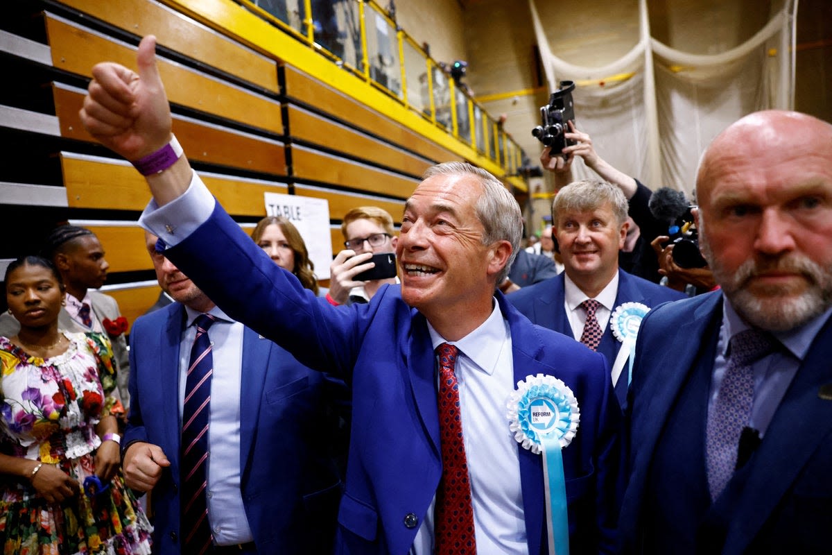 Nigel Farage just 364,474 votes shy of becoming leader of the opposition, analysis shows