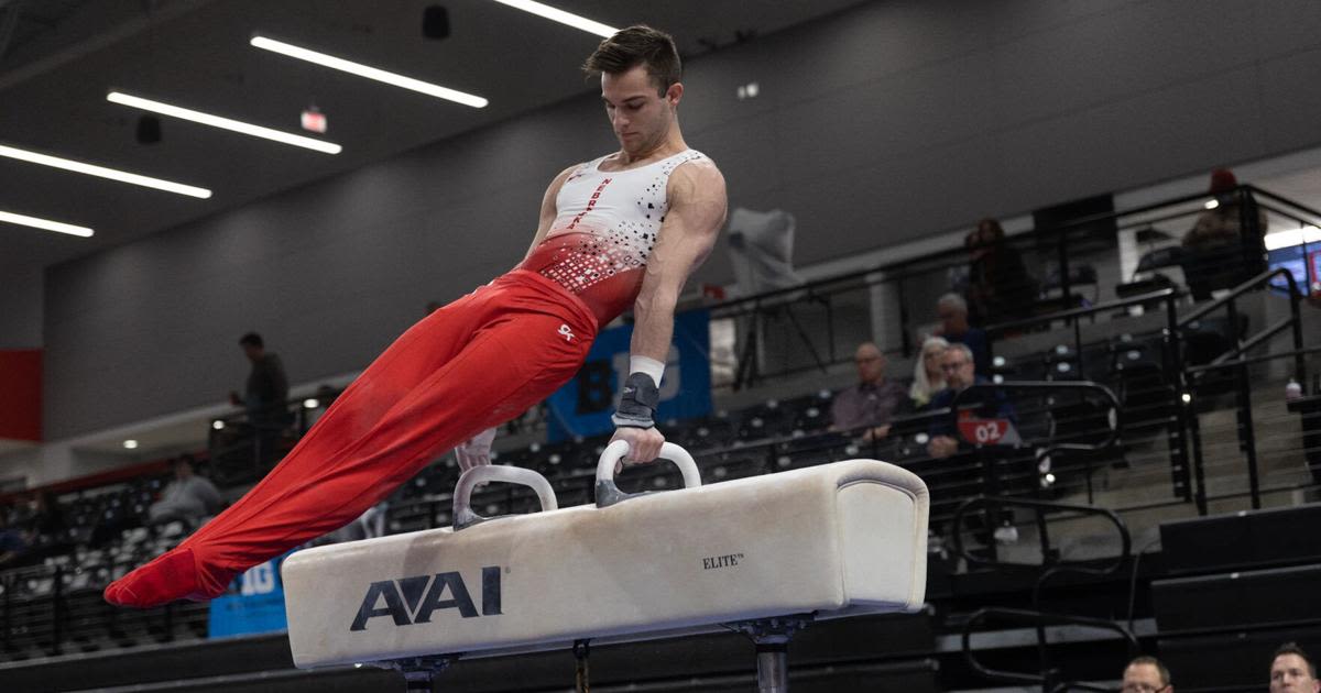 Nebraska gymnast overcomes 'heartbreaking' diagnosis to win medal in his final season