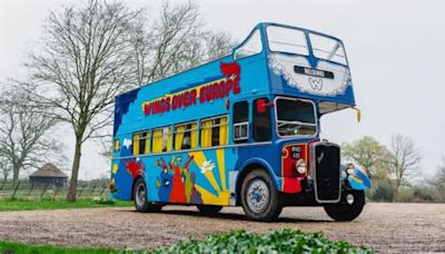 Paul McCartney’s Wings tour bus could fetch up to £200,000 at auction