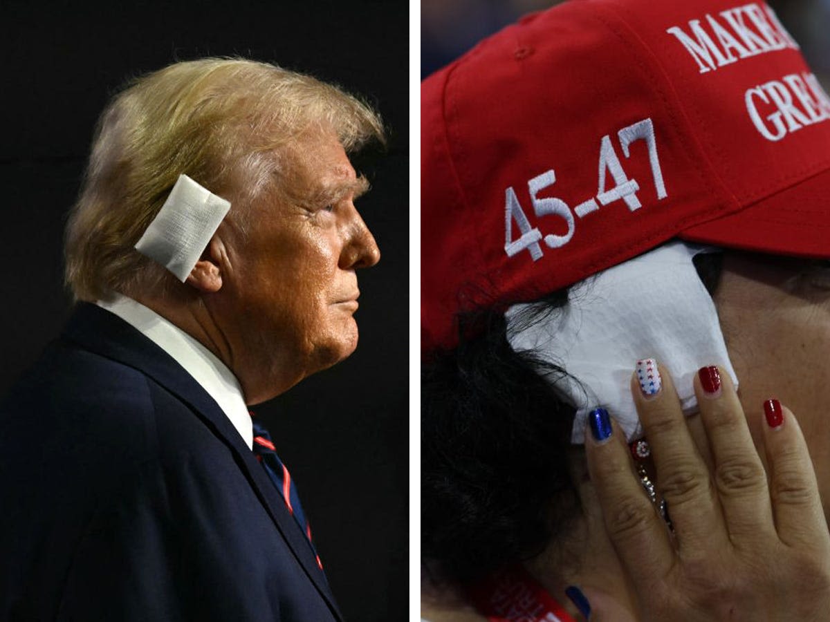 The classic psychological phenomenon behind Trump supporters' fake ear bandages