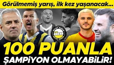 Süper Lig'de 100 puanla şampiyon olamayabilir! Galatasaray ile Fenerbahçe'nin puan ortalamaları ve kalan maçları...