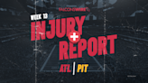 Atlanta Falcons vs. Pittsburgh Steelers: Week 13 injury report