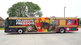 Juneteenth-themed bus unveiled by Milwaukee County Transit System