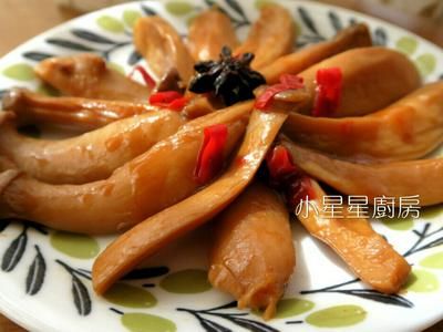 滷杏鮑菇，冷熱都好吃！