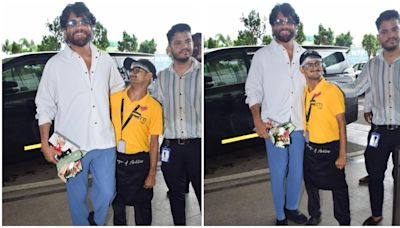 Nagarjuna meets differently abled fan who was pushed away by bodyguards at Mumbai airport, poses for pics